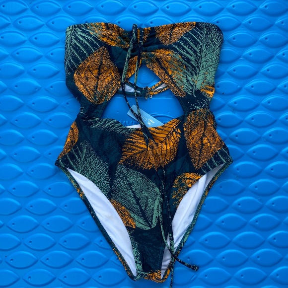 Multicolored Tropical One Piece Monokini - Picture 2 of 3